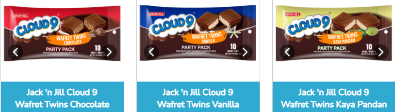 Cloud 9 Wafer Chocolate 14G - Lepapa Supermarket Kuching, Sarawak